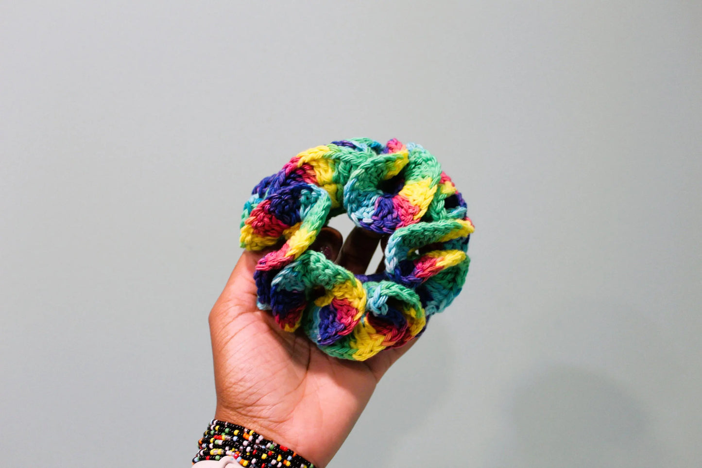 Cotton Ruffle Scrunchie