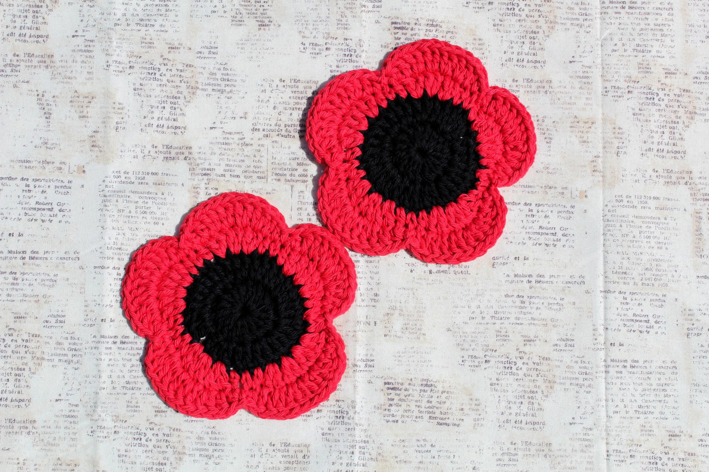 Cotton Daisy Coaster