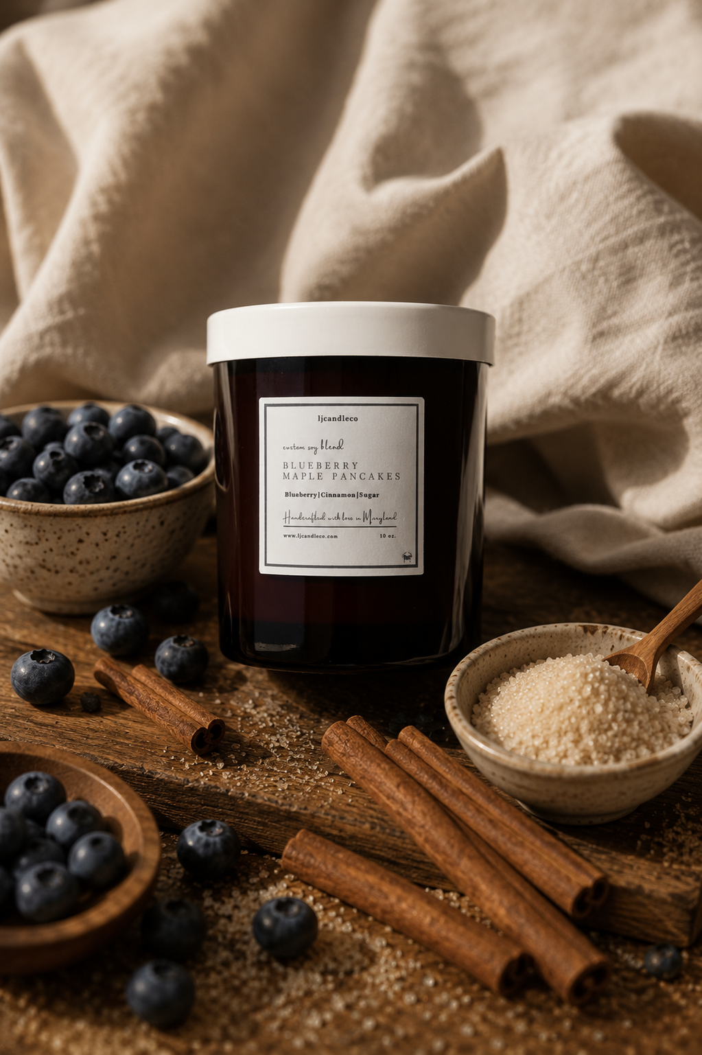 Blueberry Maple Pancake Candle