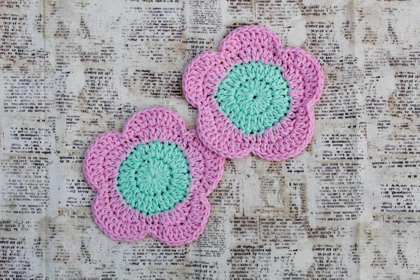 Cotton Daisy Coaster