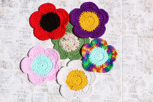 Cotton Daisy Coaster