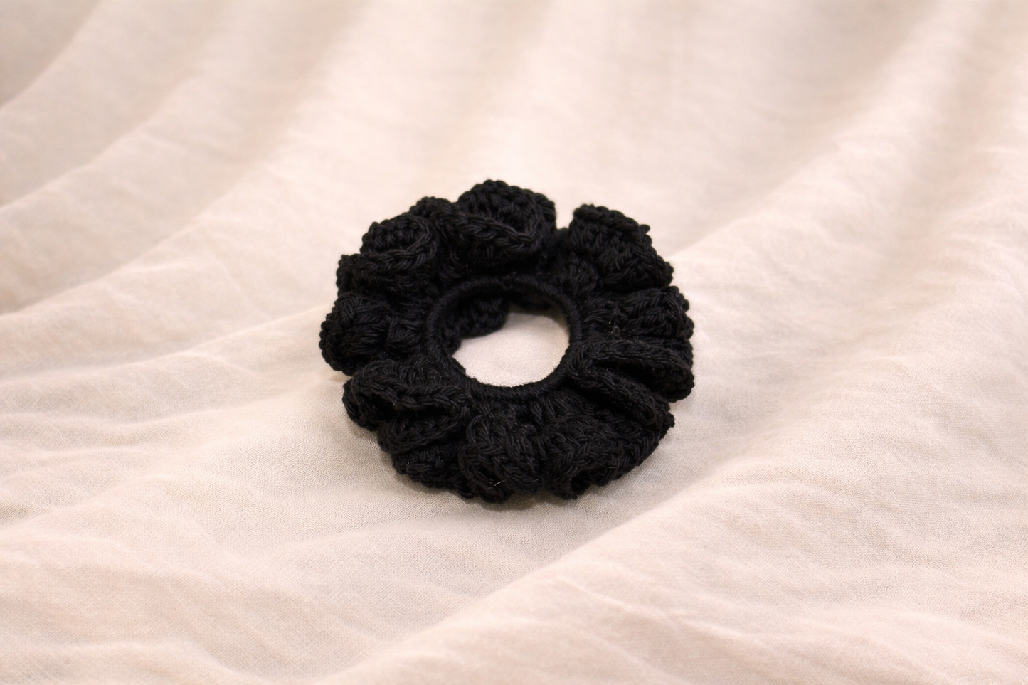 Cotton Ruffle Scrunchie