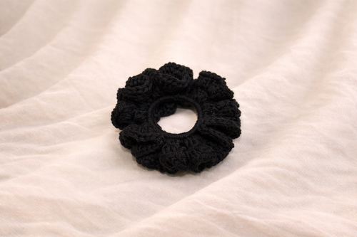 Cotton Ruffle Scrunchie