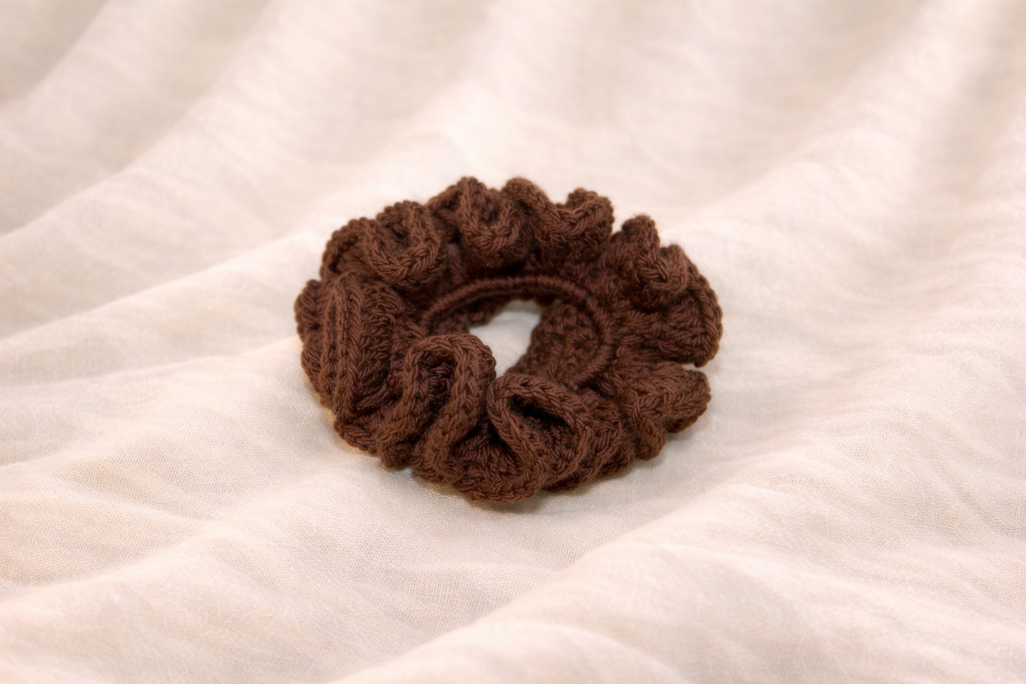 Cotton Ruffle Scrunchie
