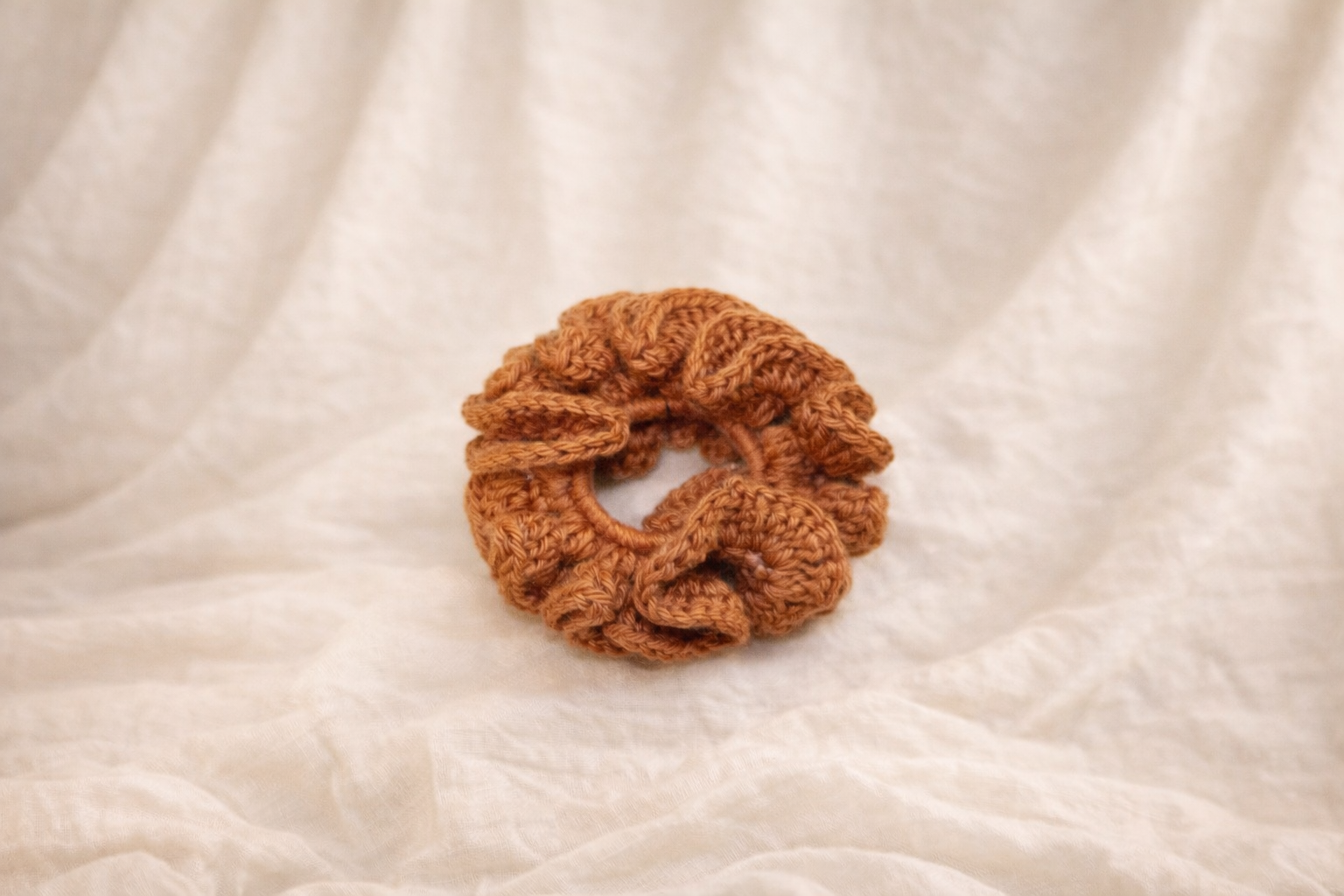 Cotton Ruffle Scrunchie